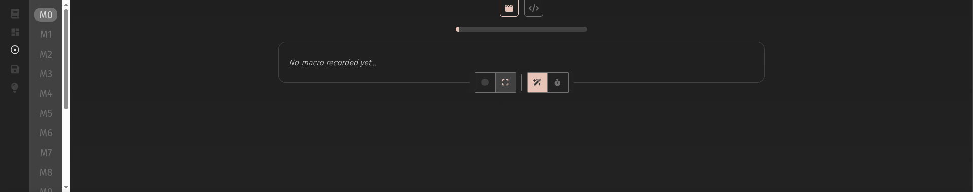 setting up a macro
