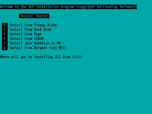 Installing in SLS Linux