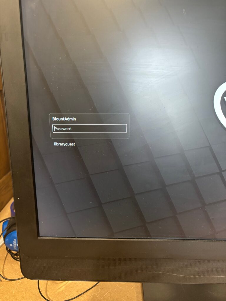 Linux Mint MATE login