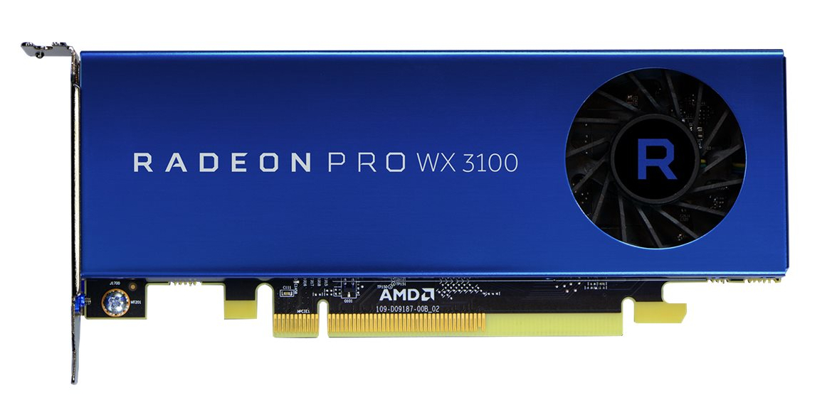 A Radeon Pro W3100 GPU.
