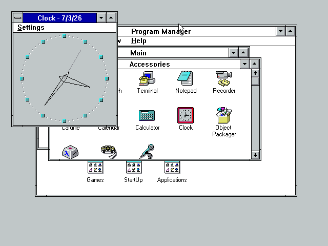 a computer clock showing the time at 3:36