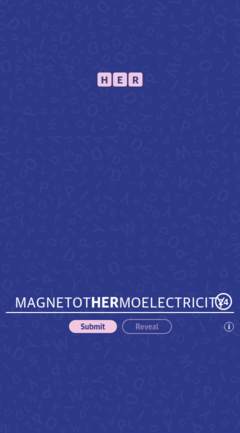 trying to enter the word magnetothermoelectricity but it's not in their dictionary
