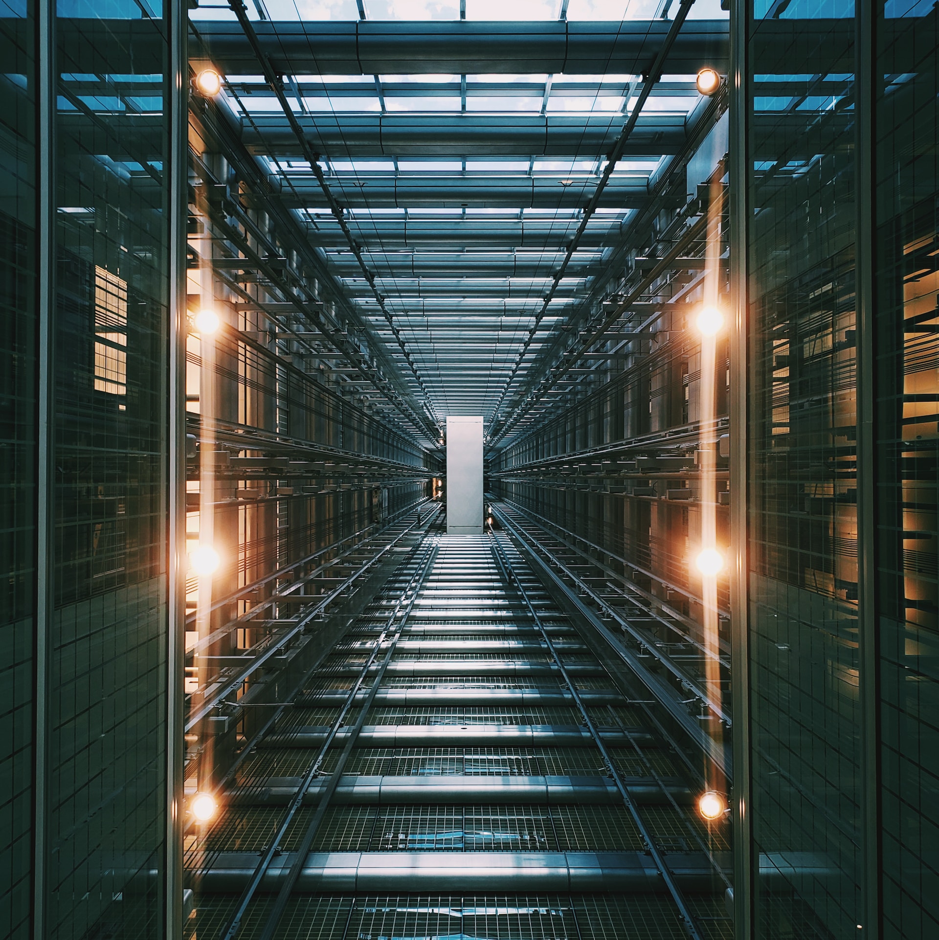 An image of a data center