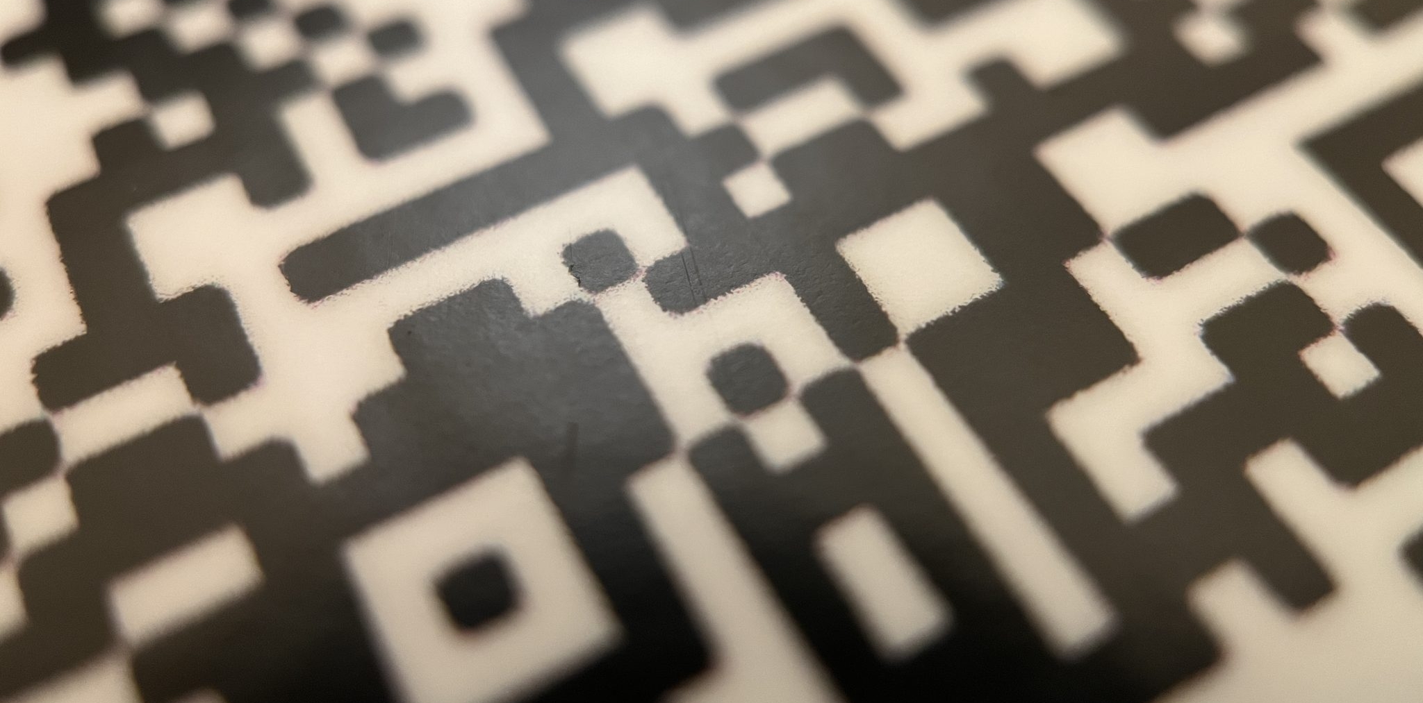 Close-up of QR Code